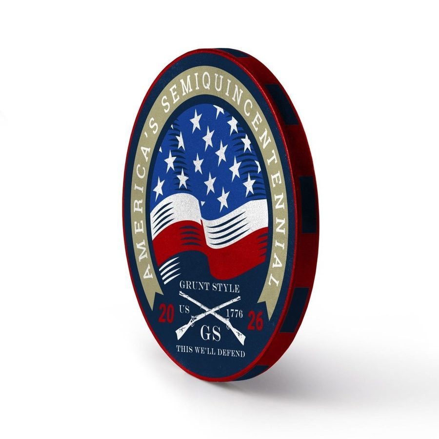 Grunt Style 250th Commemorative Poker Chip