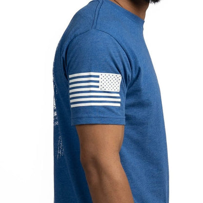 1776 Flag T-Shirt - Royal