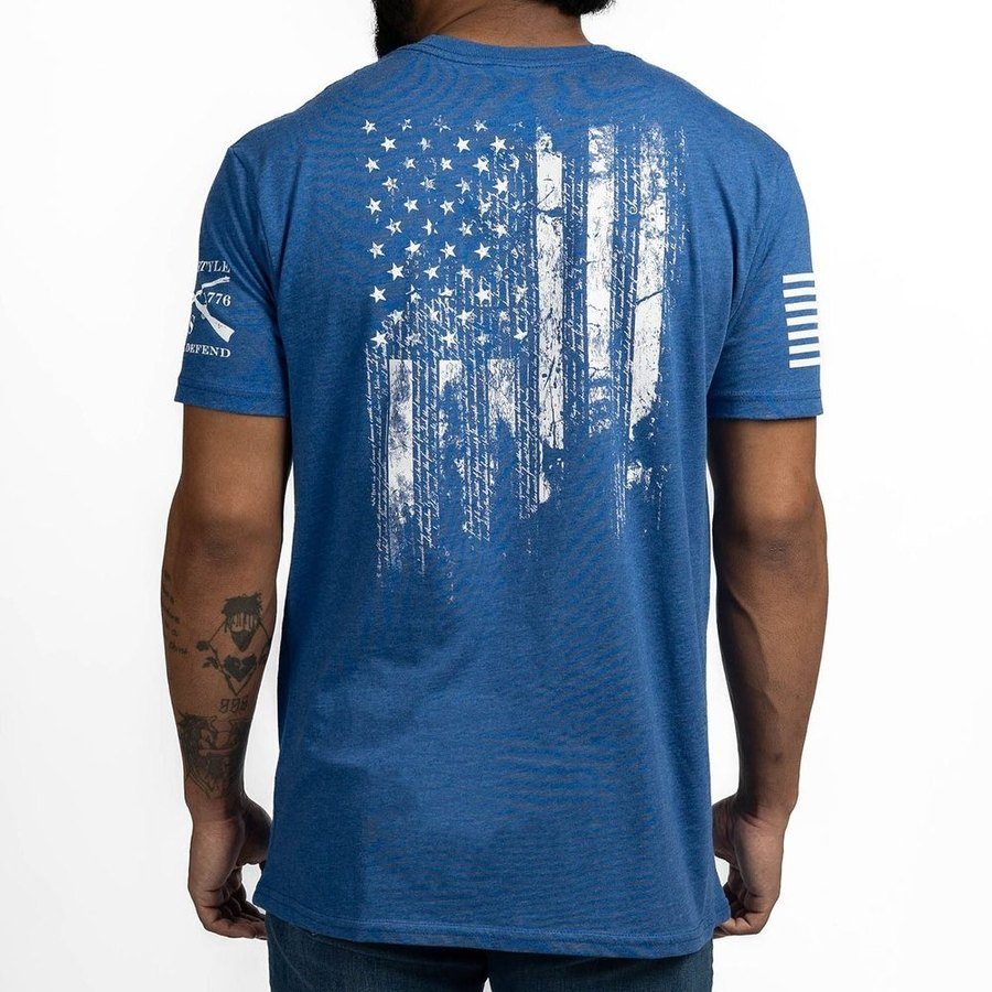 1776 Flag T-Shirt - Royal