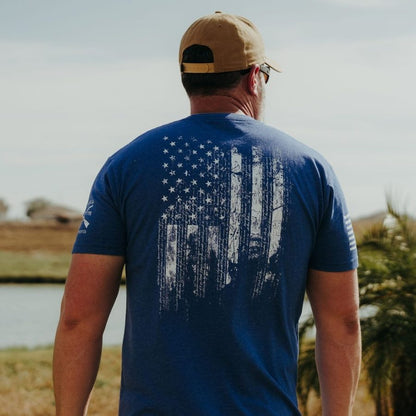 1776 Flag T-Shirt - Royal