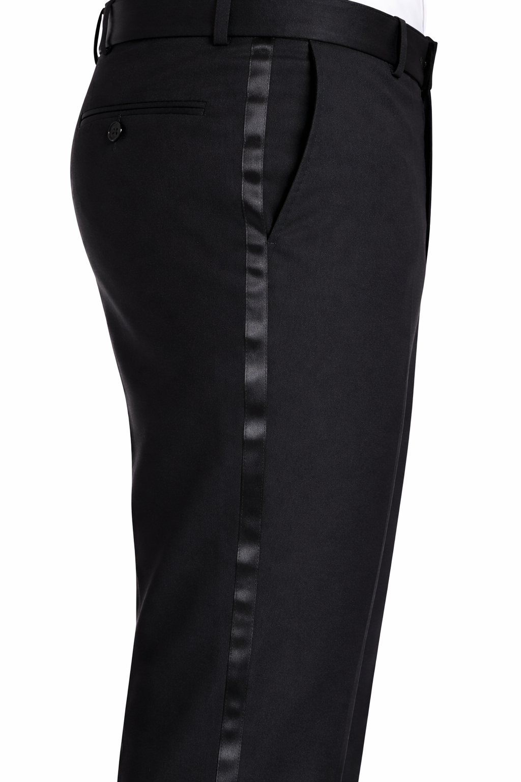 Men's Black Shawl Lapel Wool Slim Fit Tuxedo