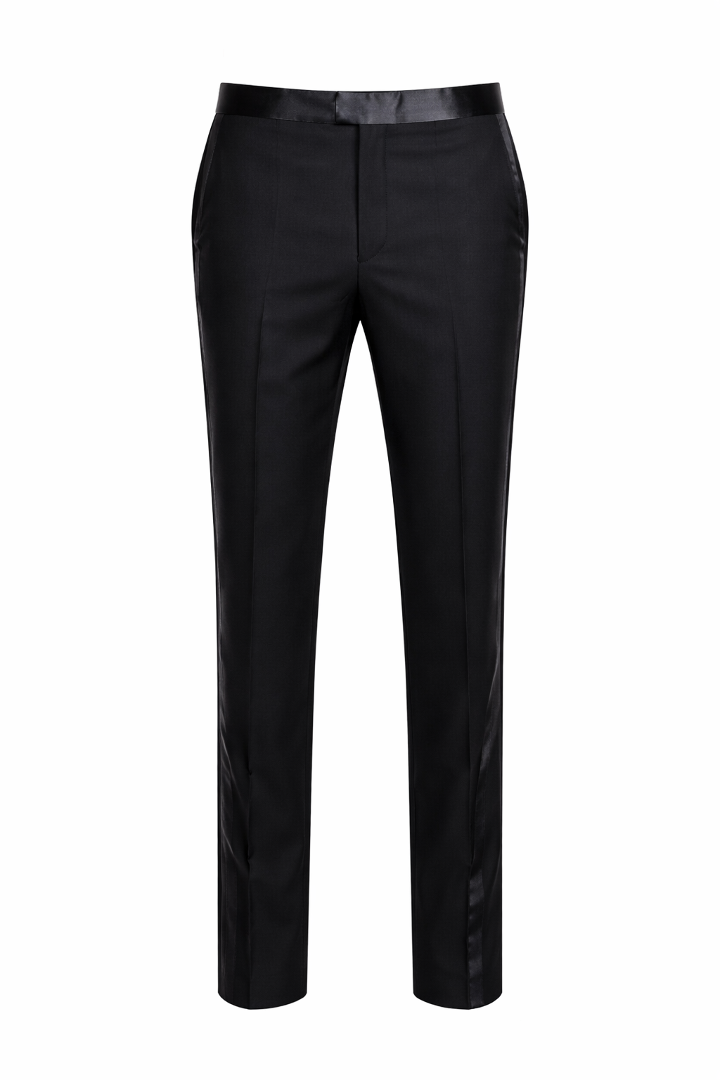 Men's Black Shawl Lapel Wool Slim Fit Tuxedo