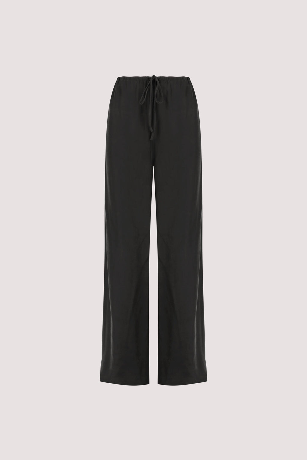 ADDIE BLACK CUPRO DRAWSTRING PANT