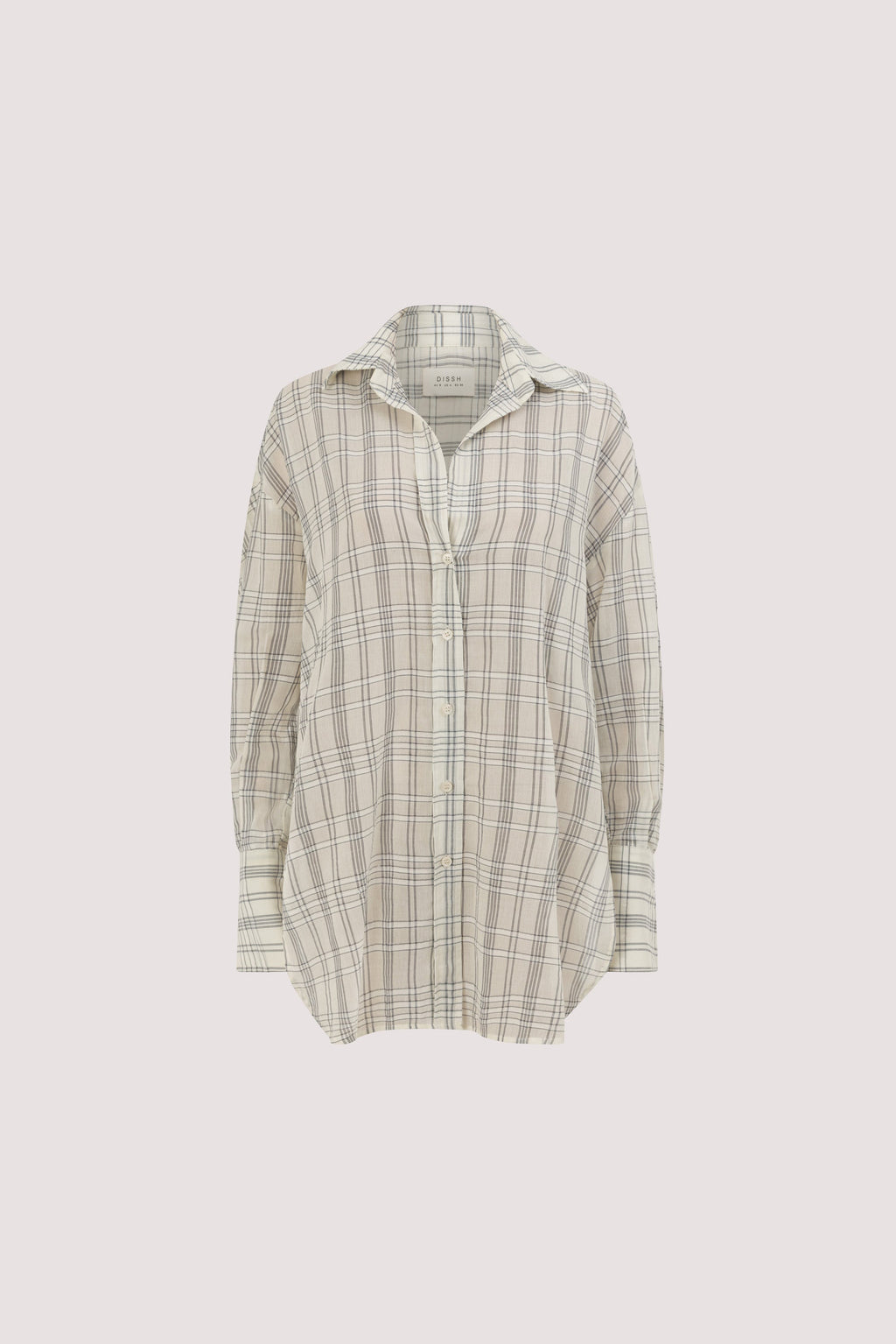 PETRA OFF WHITE CHECK SHIRT