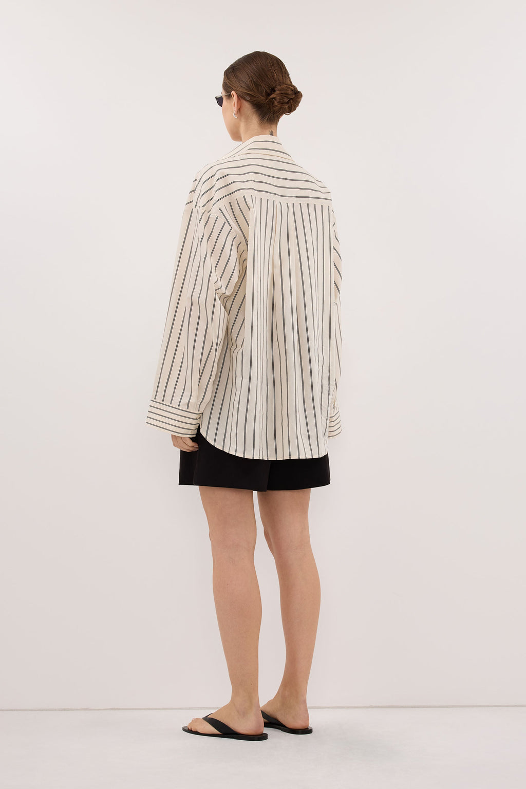 FABLE CREAM SILK BLEND SHIRT
