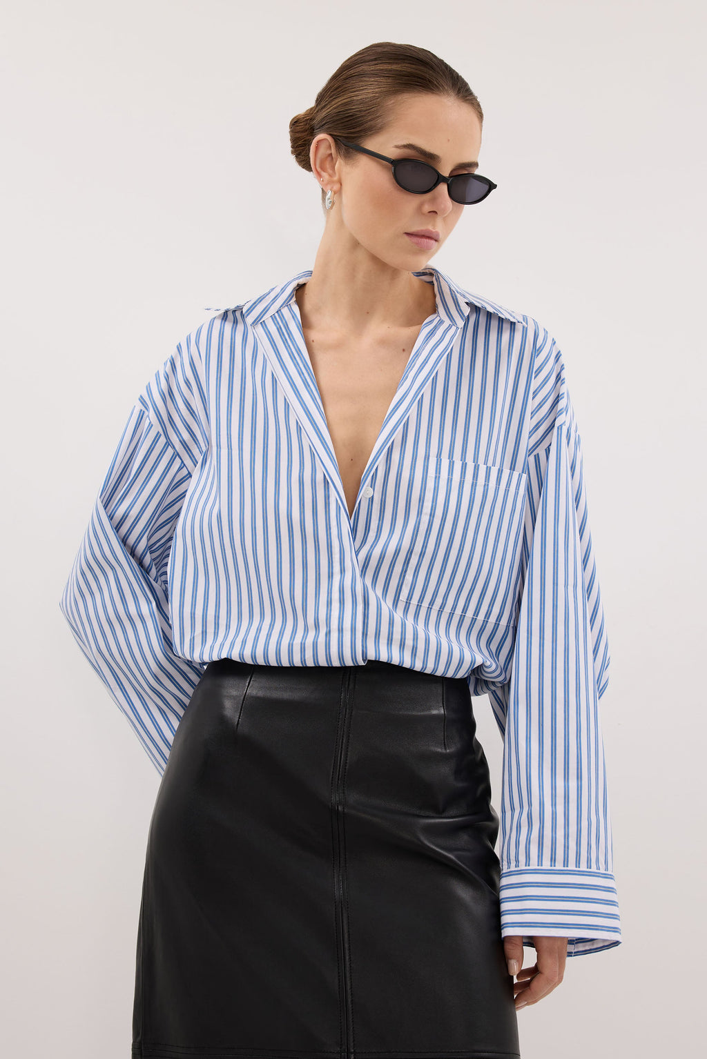 TALISE BLUE STRIPE SHIRT