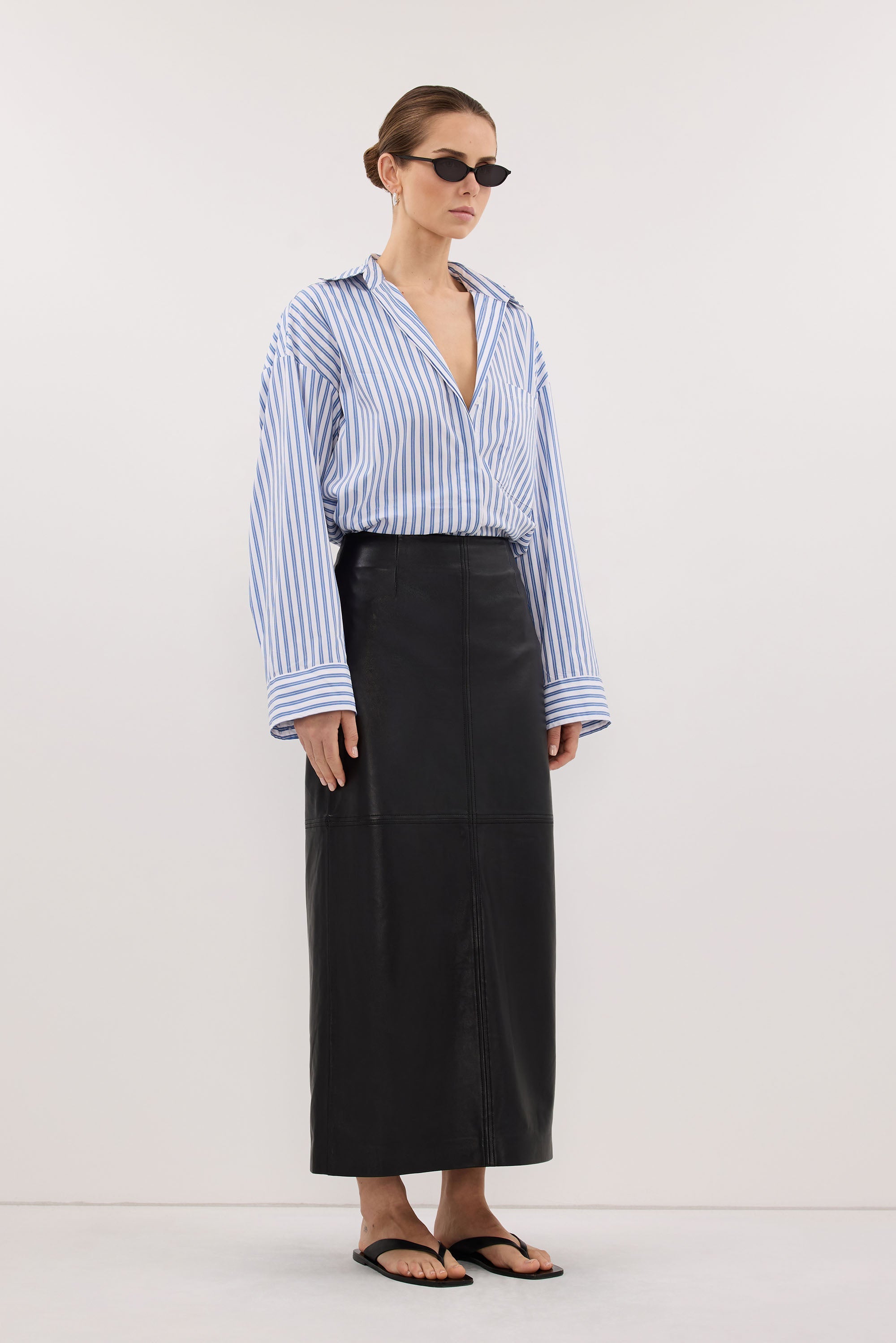 TALISE BLUE STRIPE SHIRT