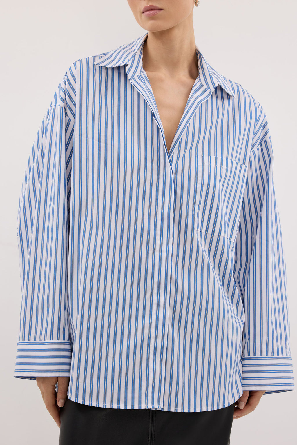 TALISE BLUE STRIPE SHIRT