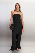 VENUS BLACK CUPRO ASYM TOP