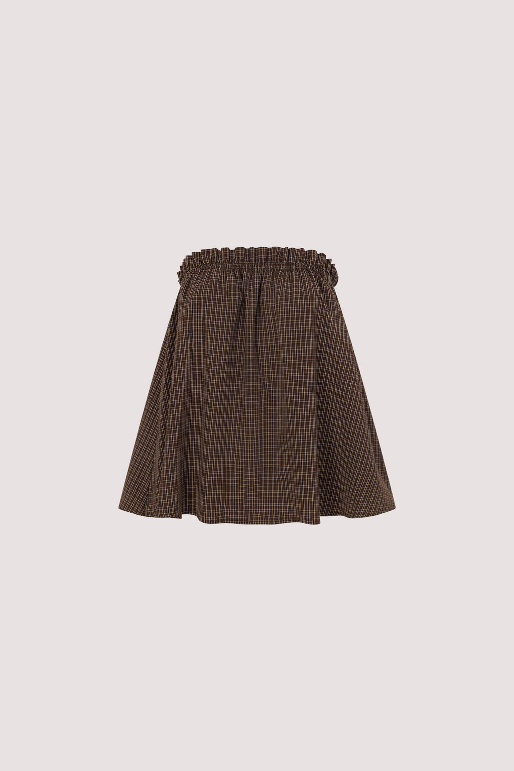 MARA CHOC CHECK COTTON TOP
