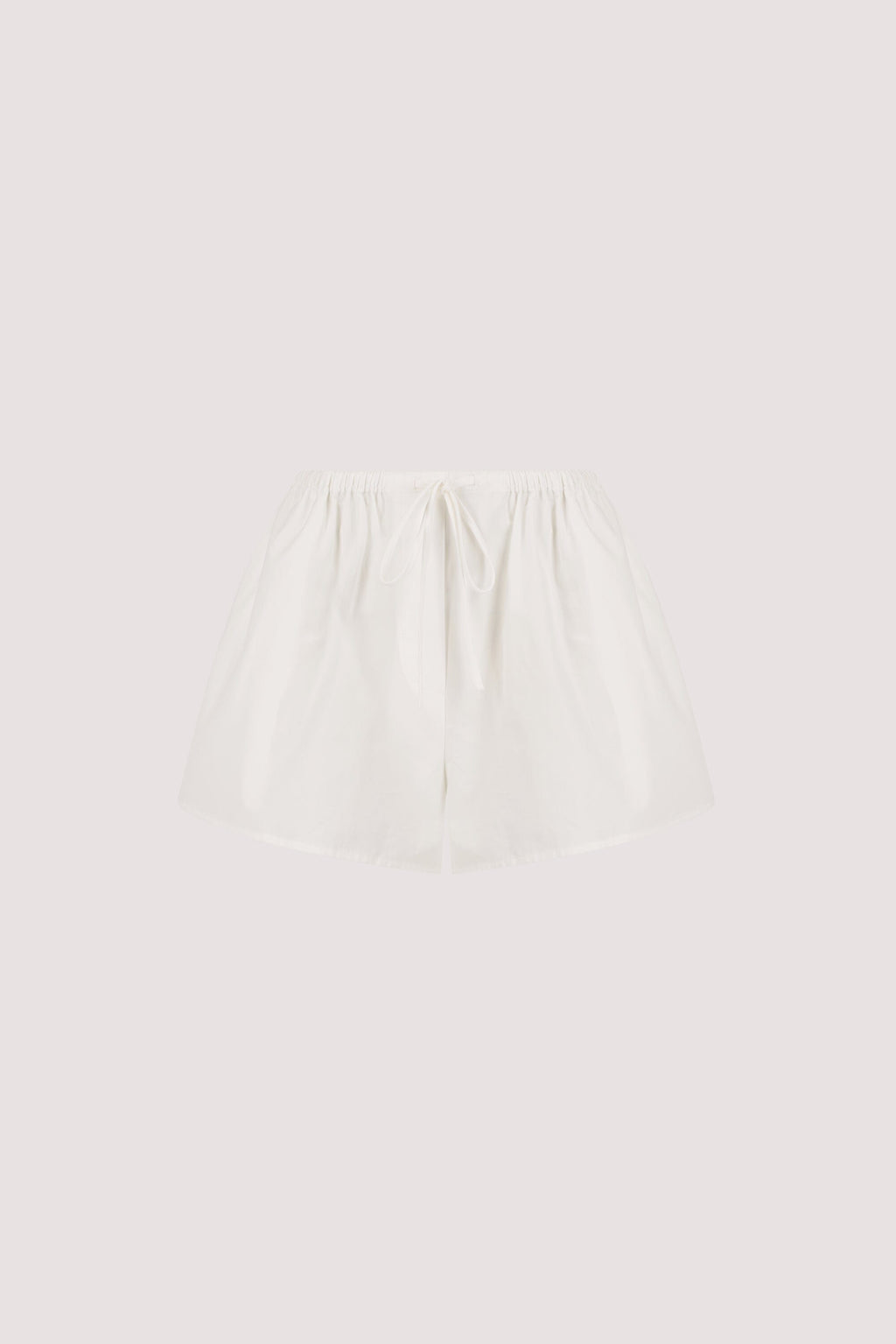 EDENA WHITE COTTON SHORT
