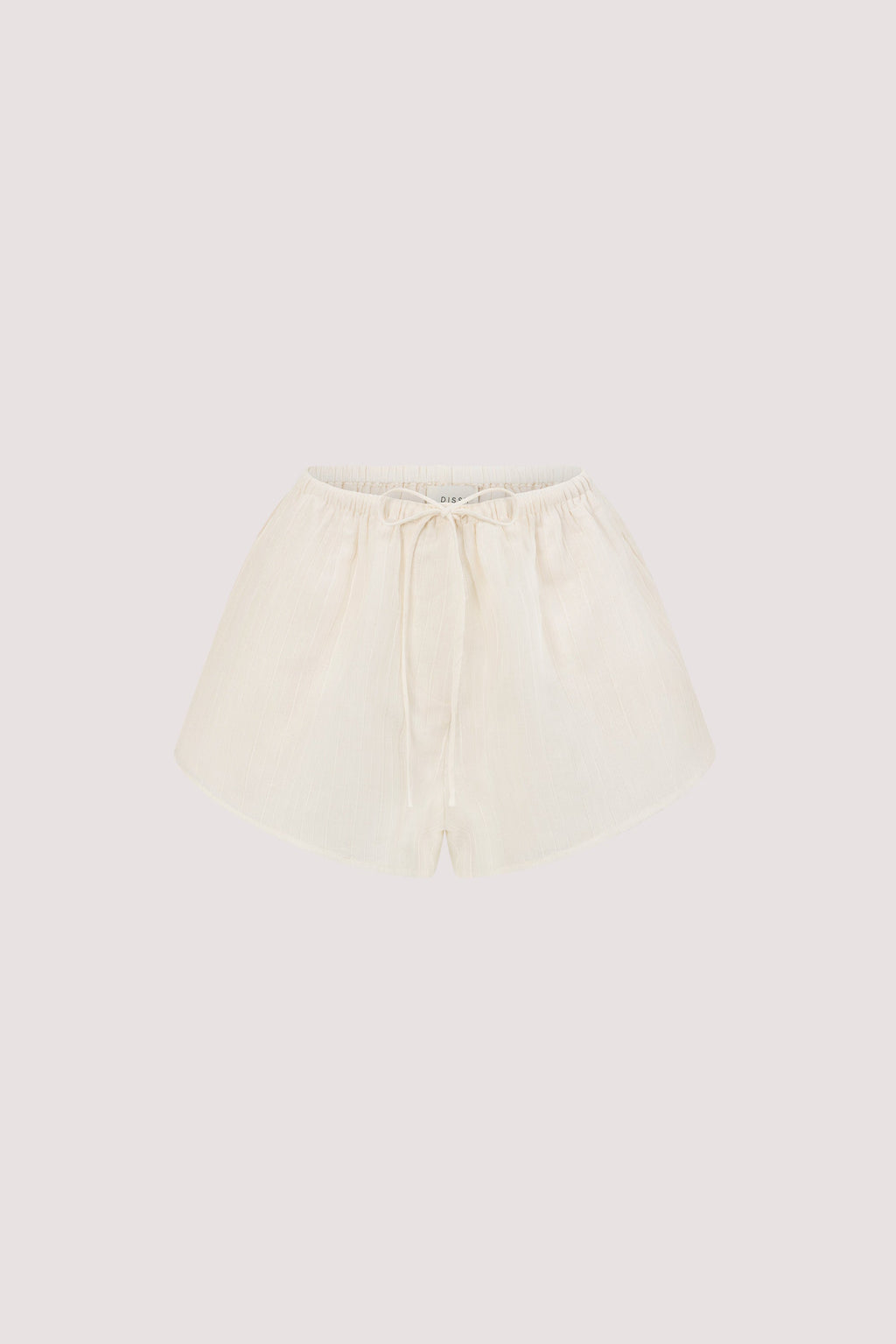 CASEY IVORY CRINKLE RAMIE SHORT