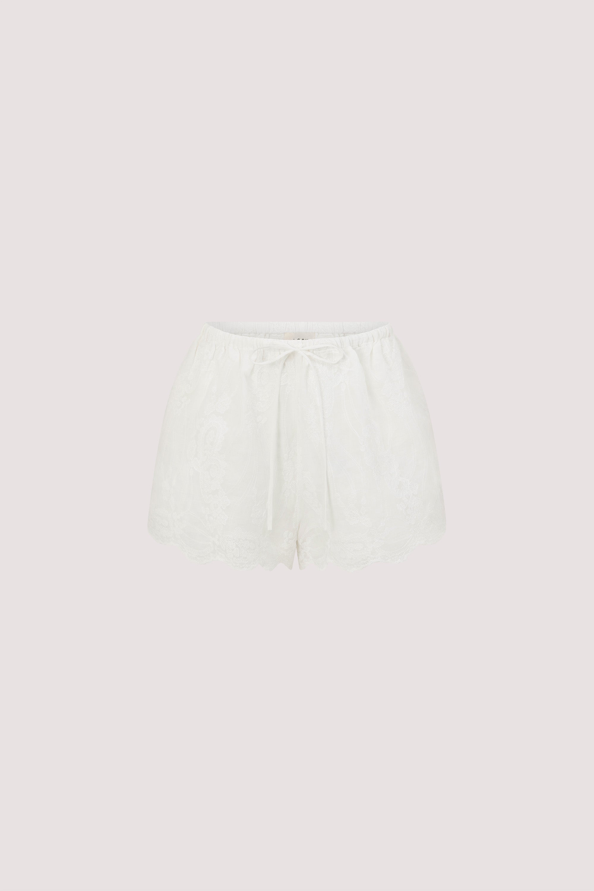 CORDELIA WHITE RAMIE SHORT