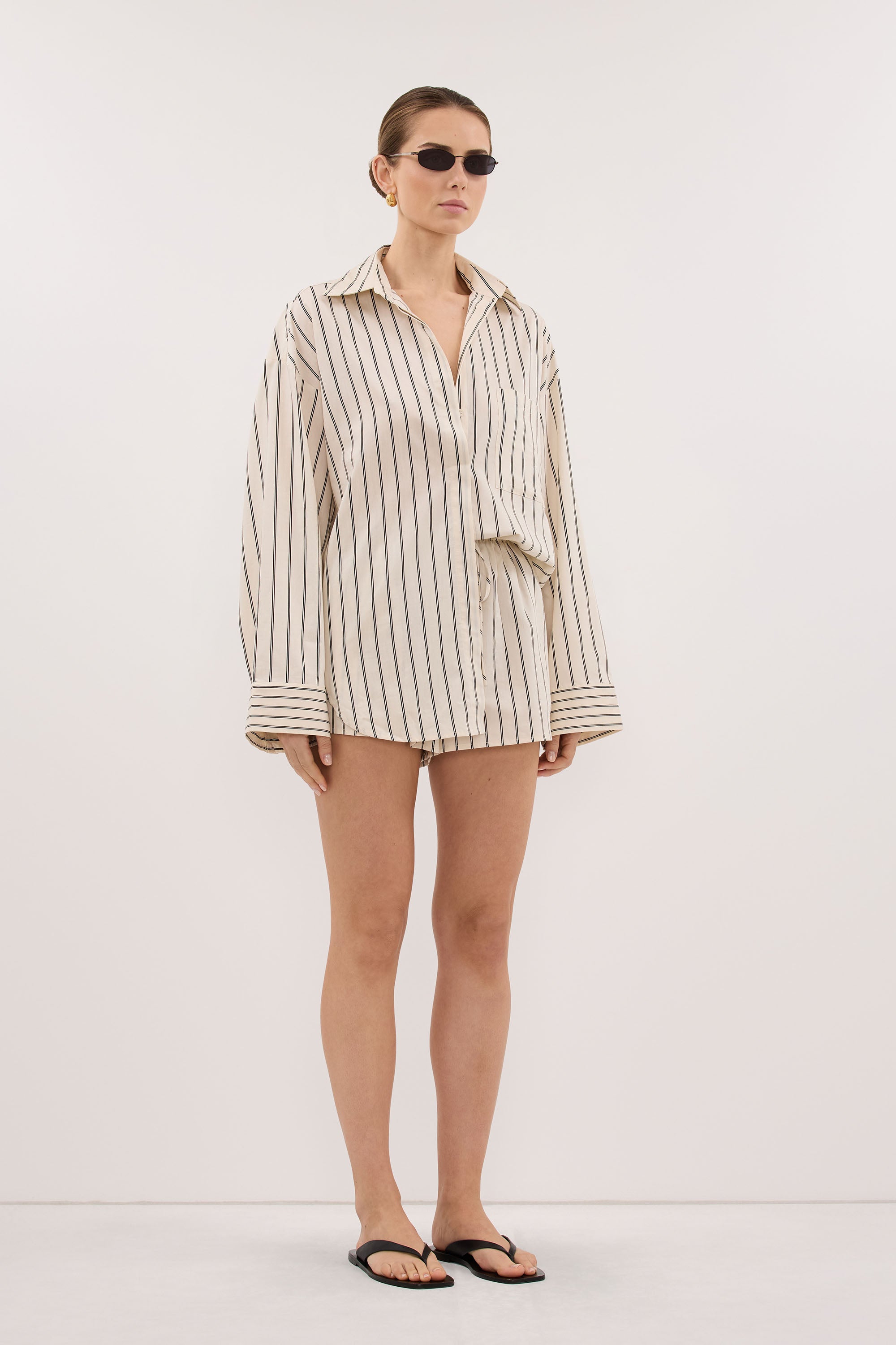 FABLE CREAM SILK BLEND SHORT