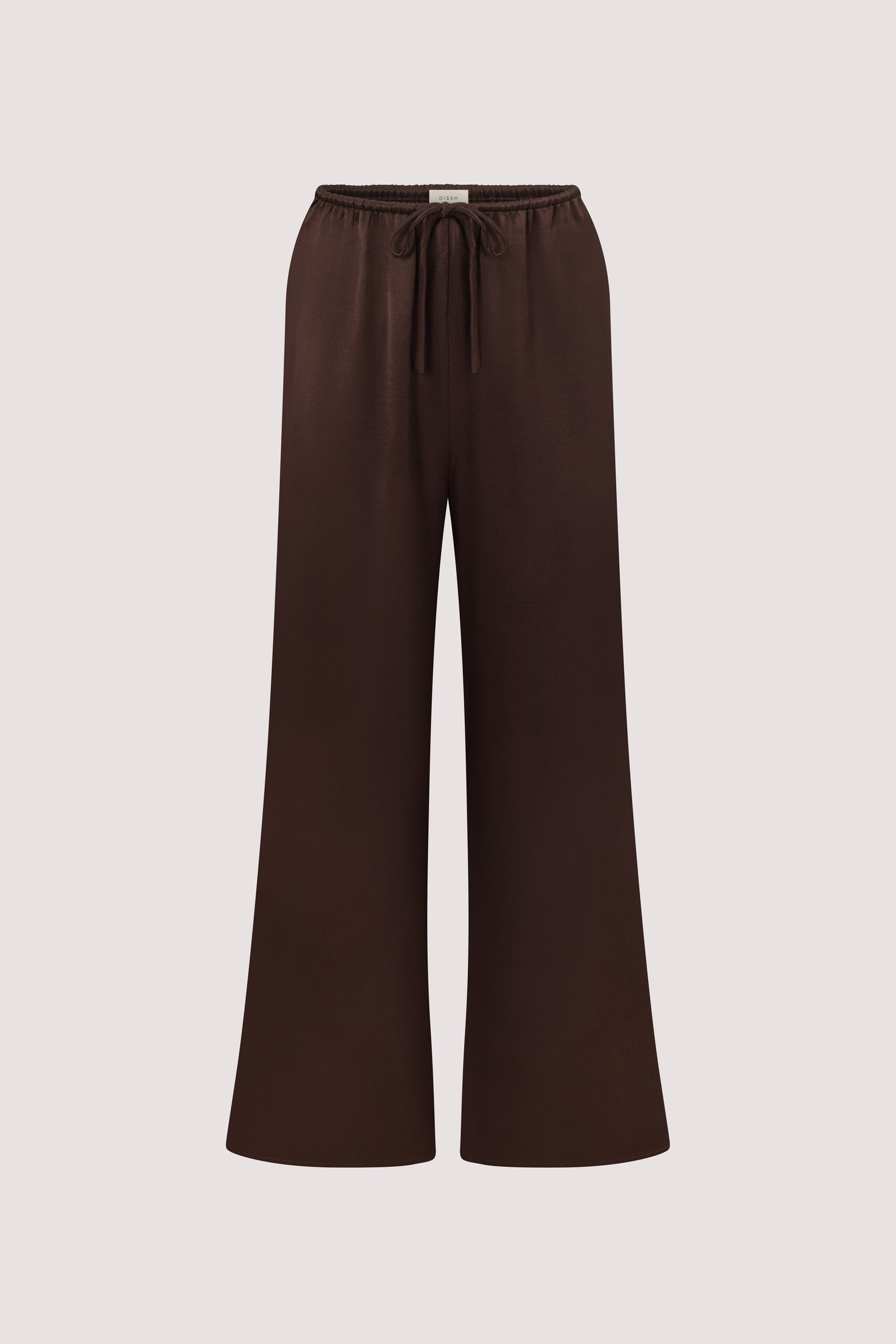 MYA BITTER CHOC SATIN PANT