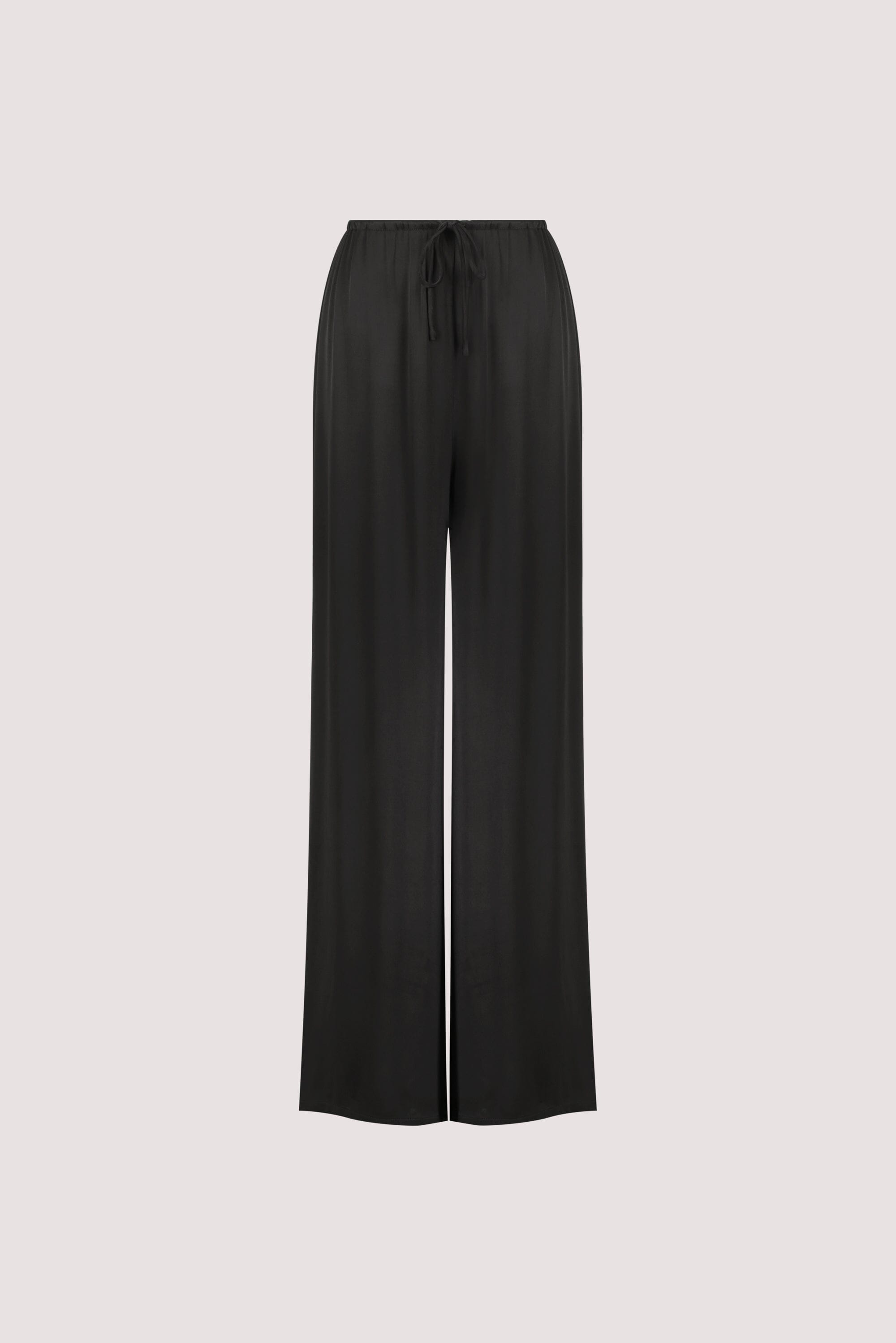 MYA BLACK SATIN PANT