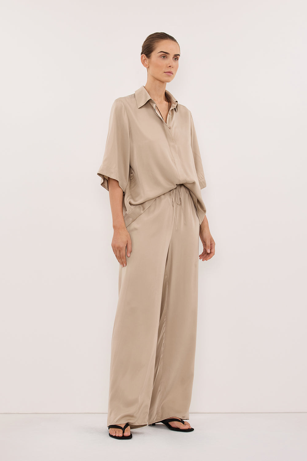 PERCY GOLD SILK PANT