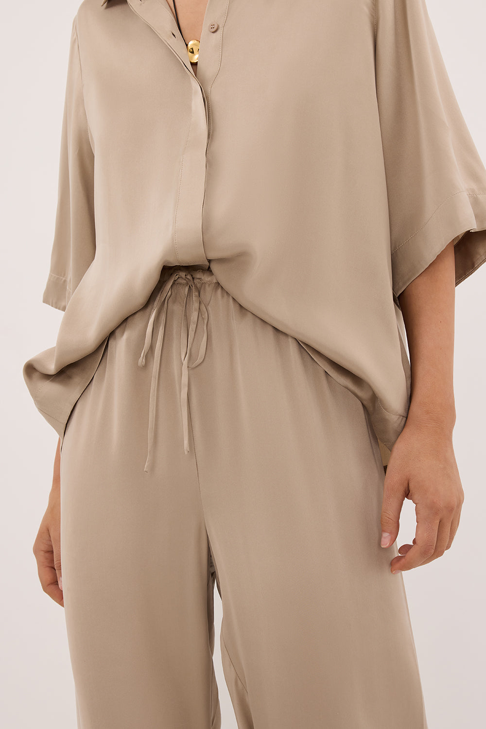 PERCY GOLD SILK PANT
