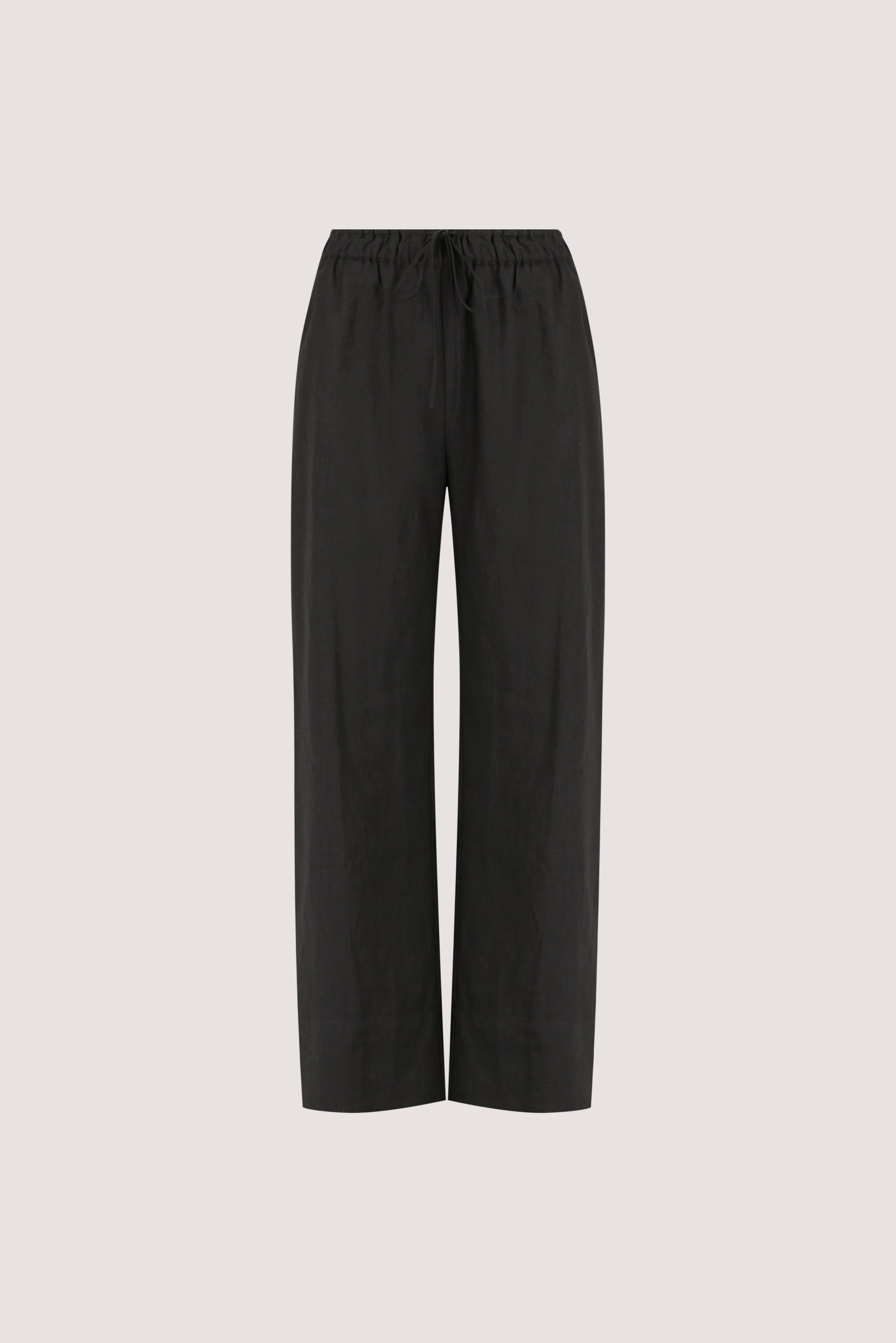 NOA BLACK LINEN PANT