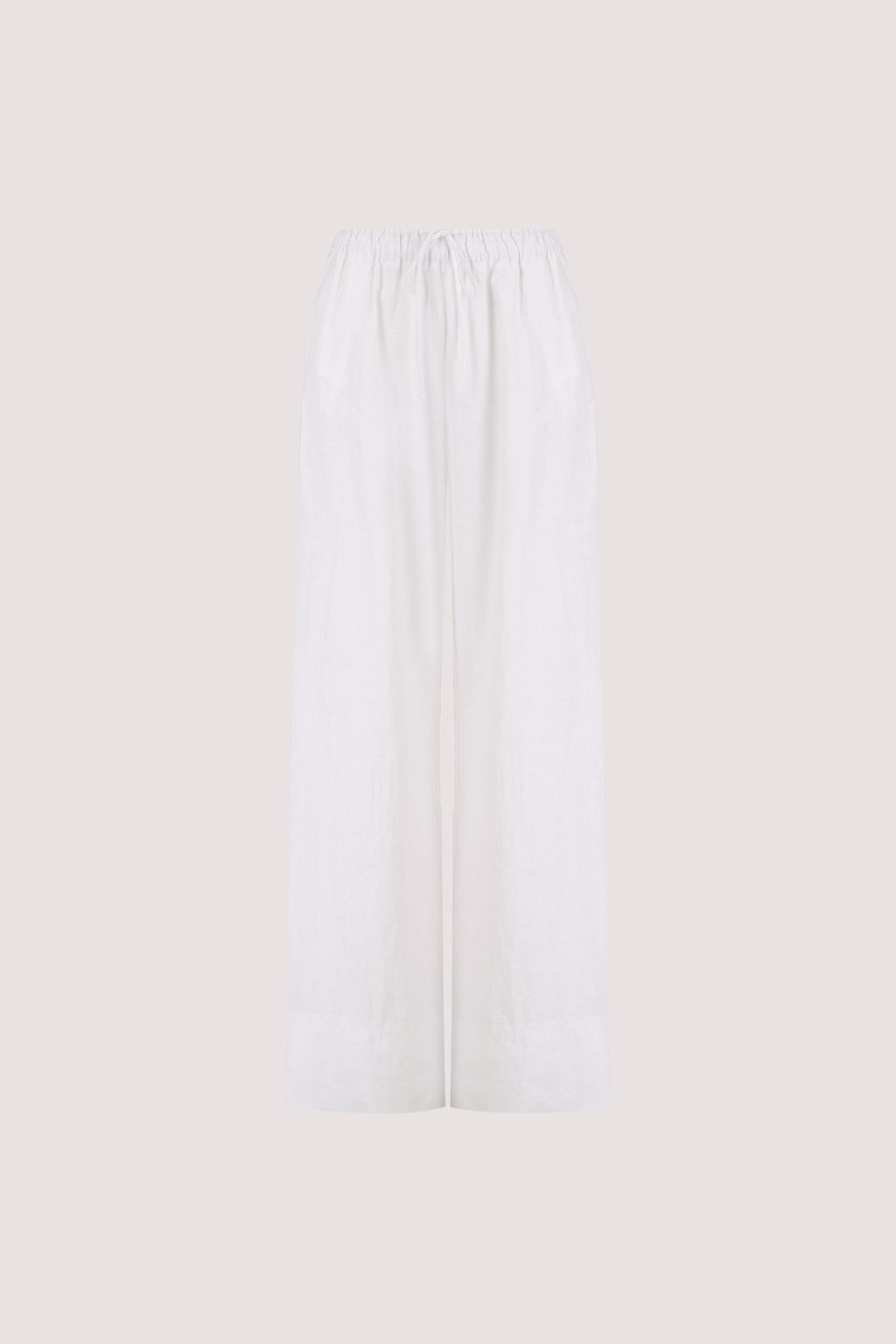 NOA WHITE LINEN PANT