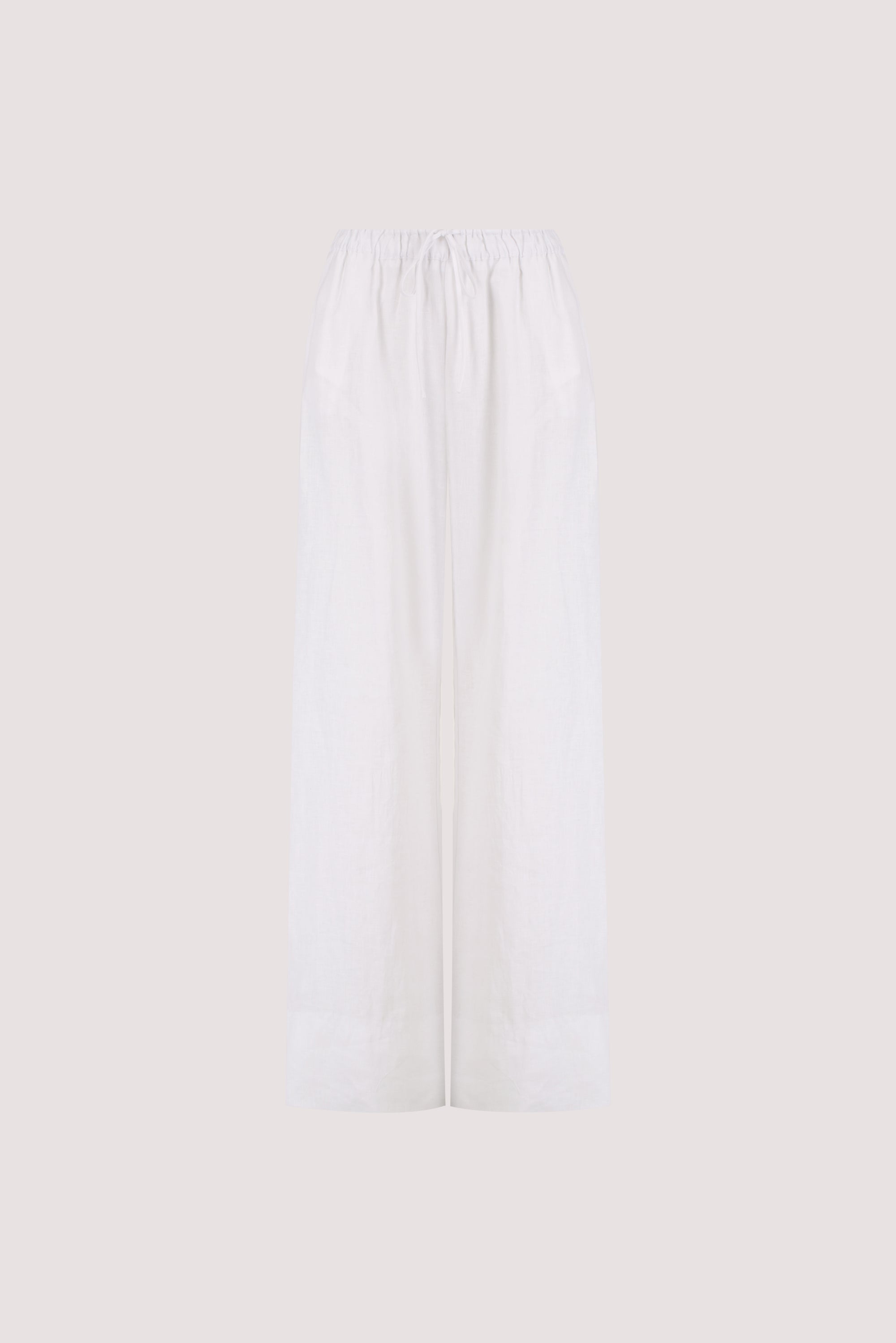 NOA WHITE LINEN PANT