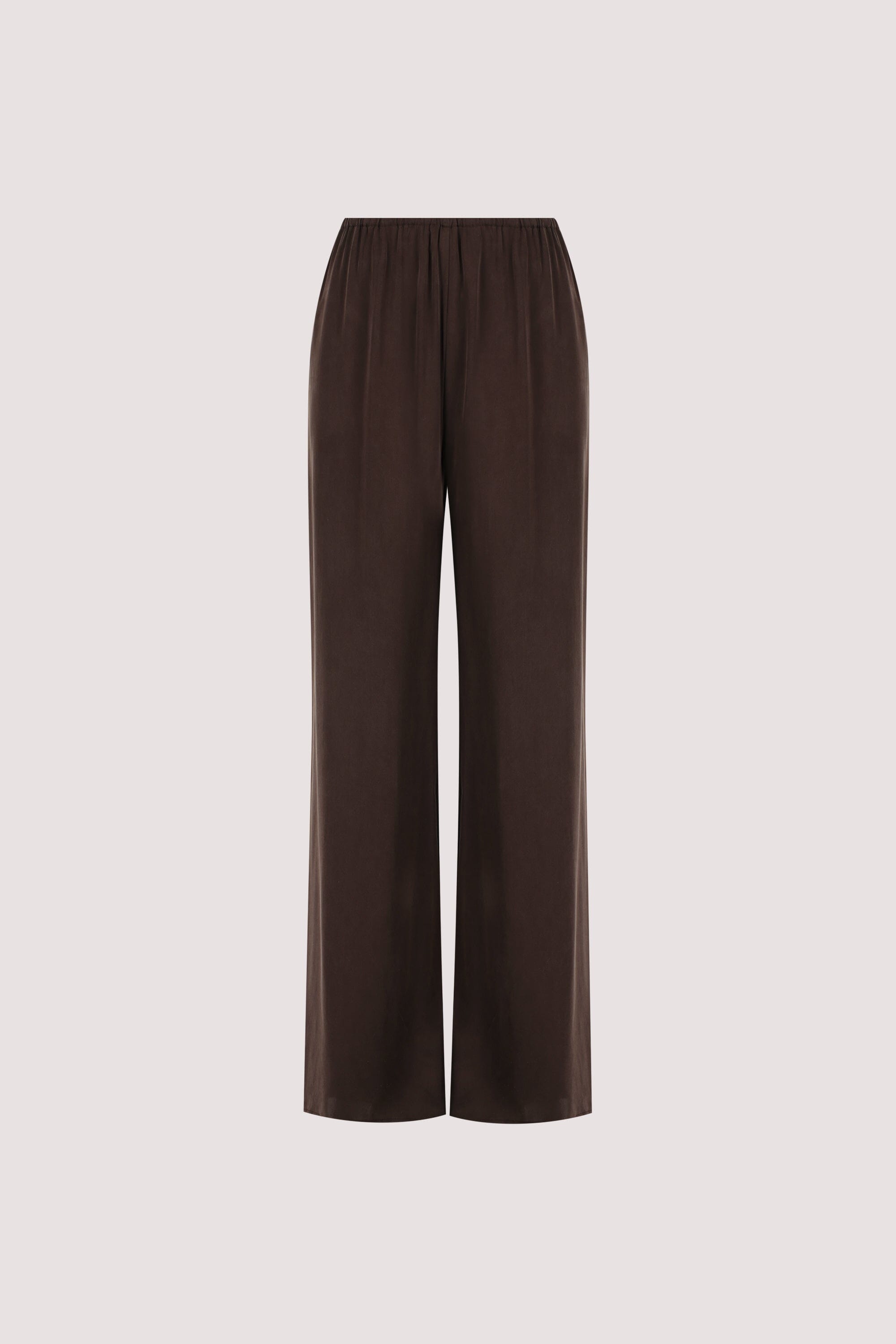 PIPPA BITTER CHOC SILK PANT