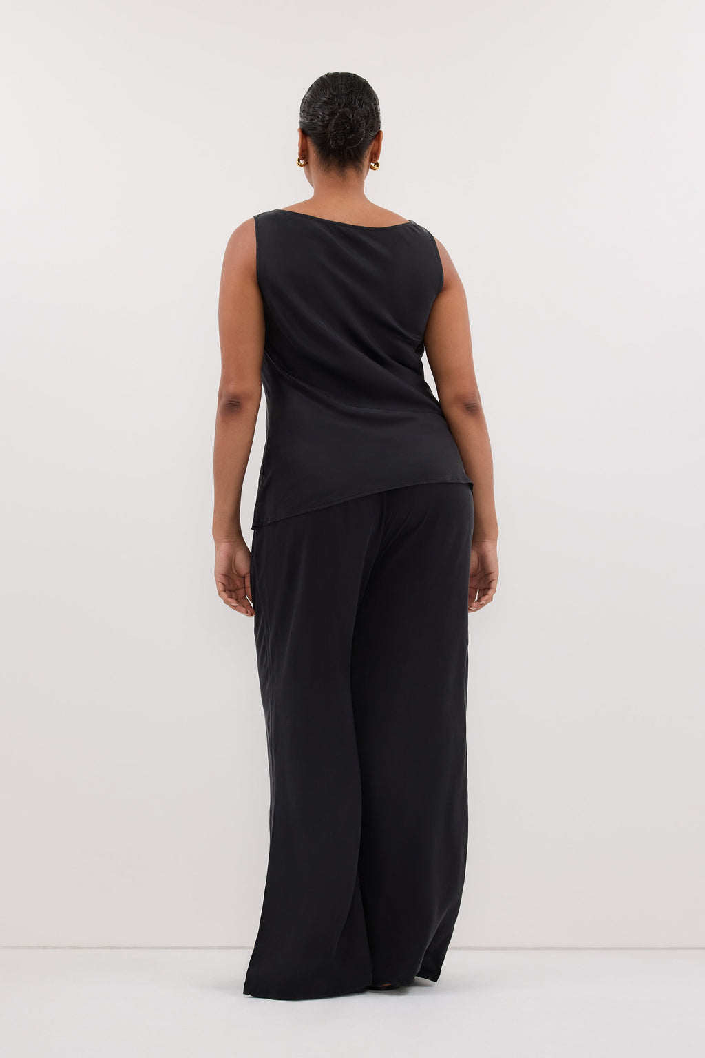 PIPPA BLACK SILK PANT