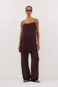 VANESSA BITTER CHOC SPOT PANT