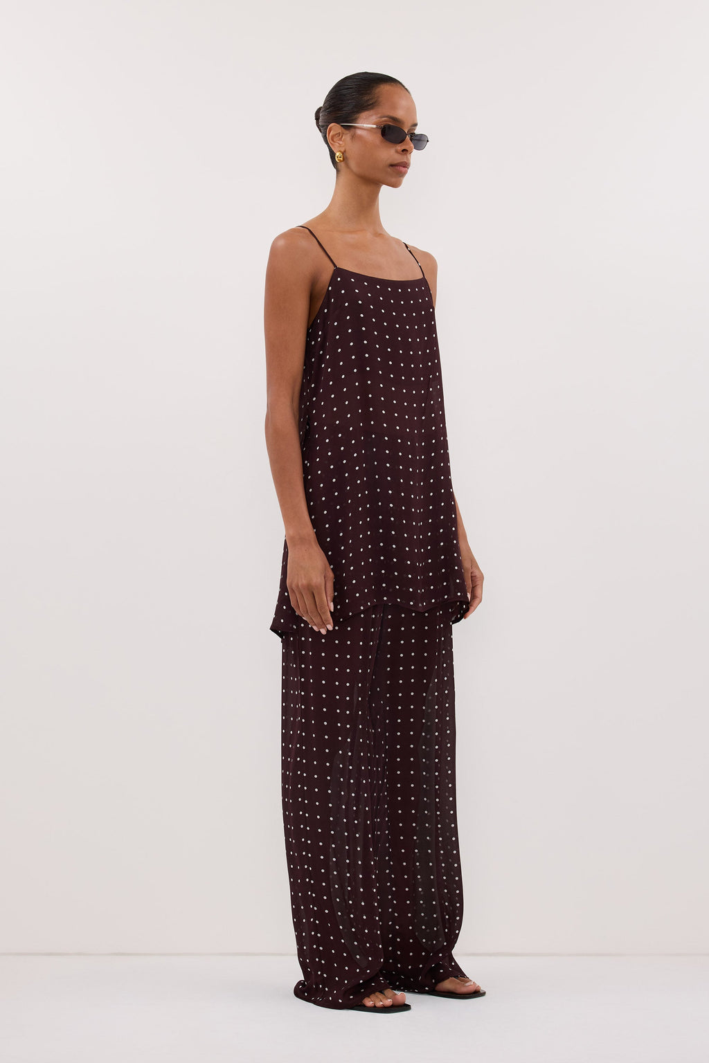 VANESSA BITTER CHOC SPOT PANT