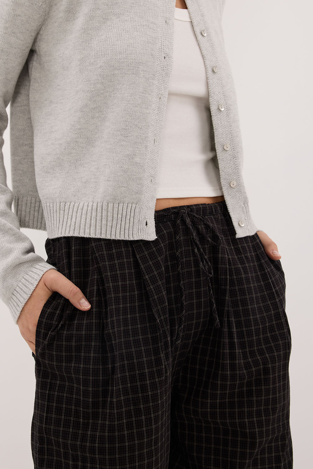 TOVA INK CHECK PANT