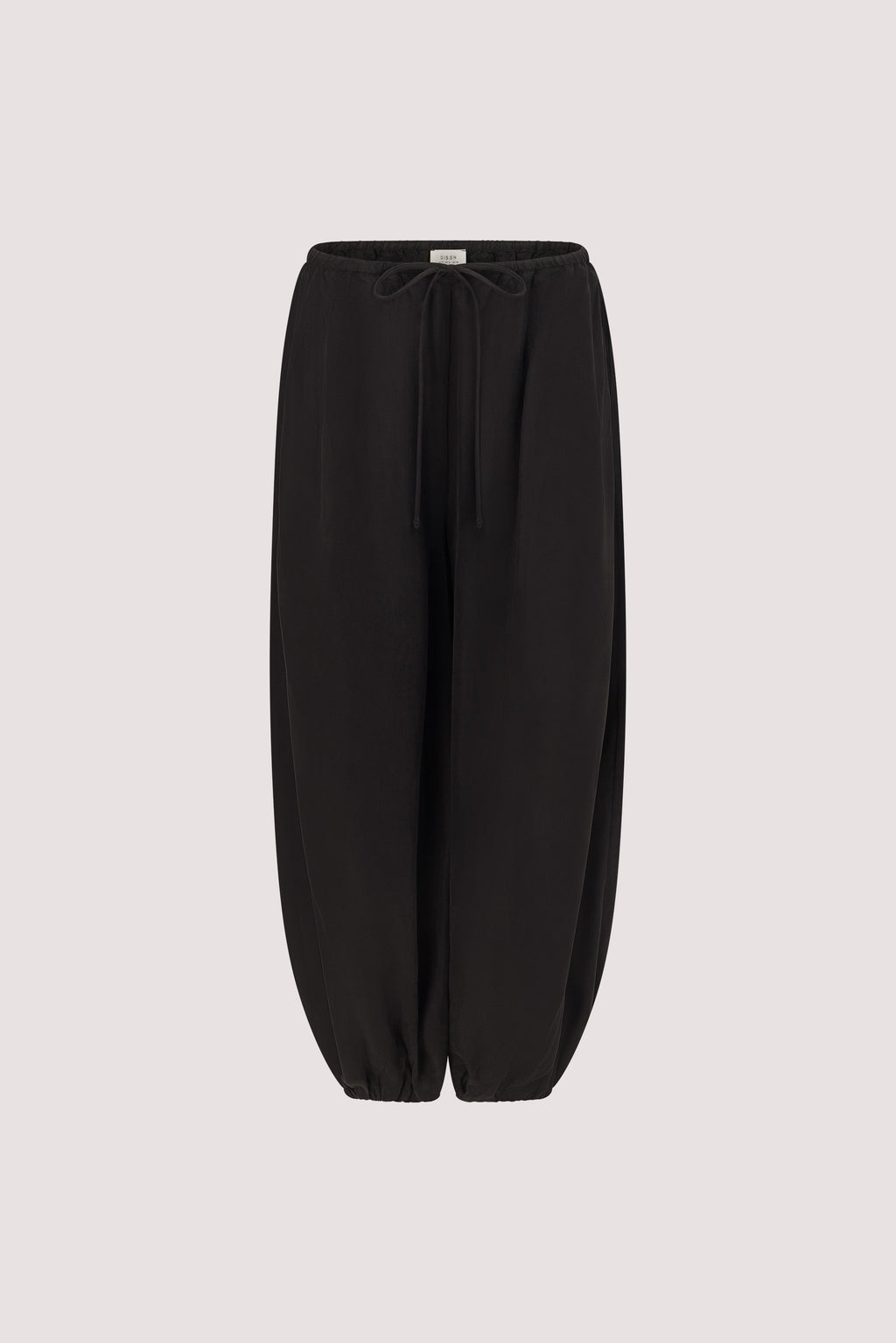 FRANCIS BLACK CUPRO BALLOON PANT