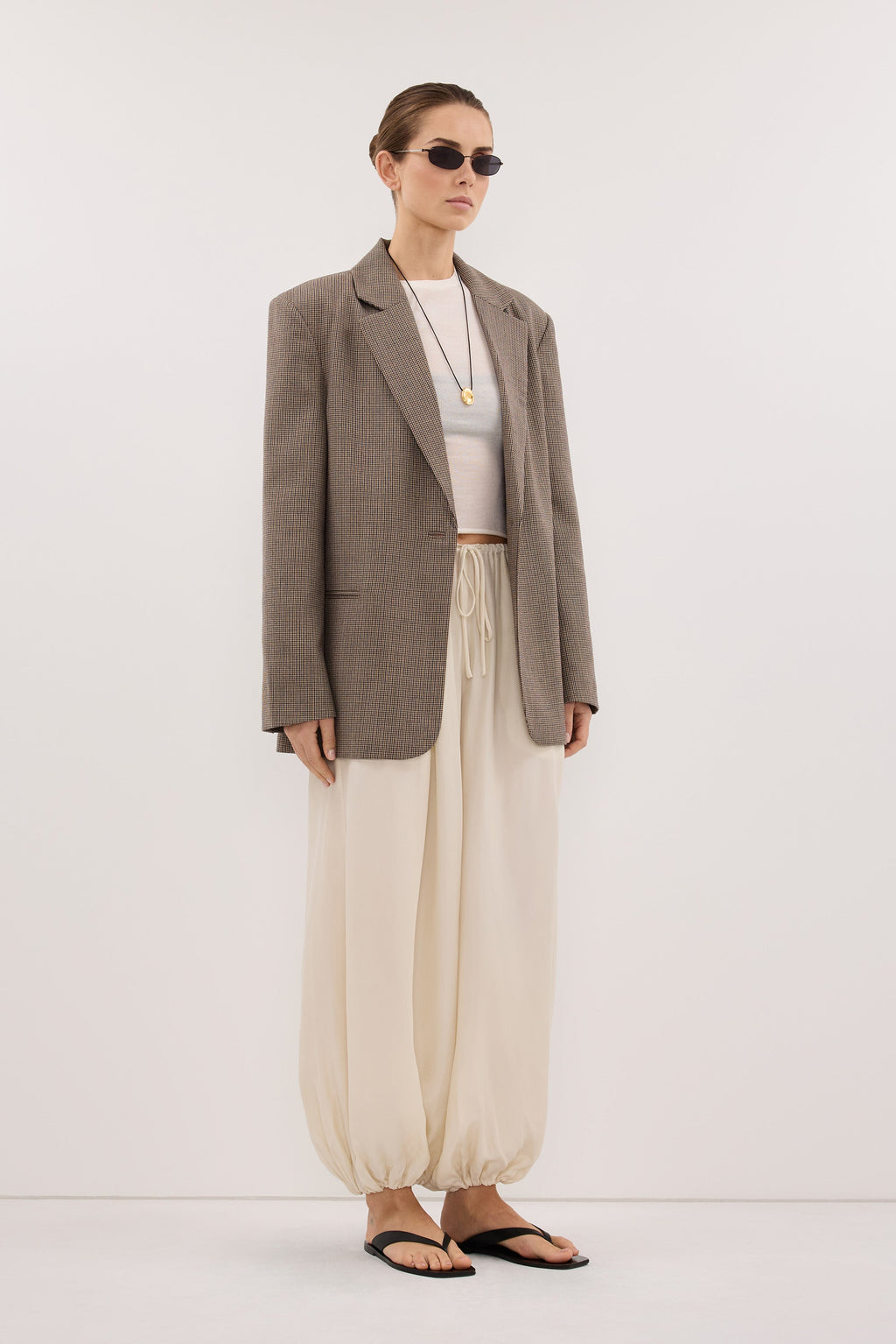 FRANCIS SANDSTONE CUPRO BALLOON PANT