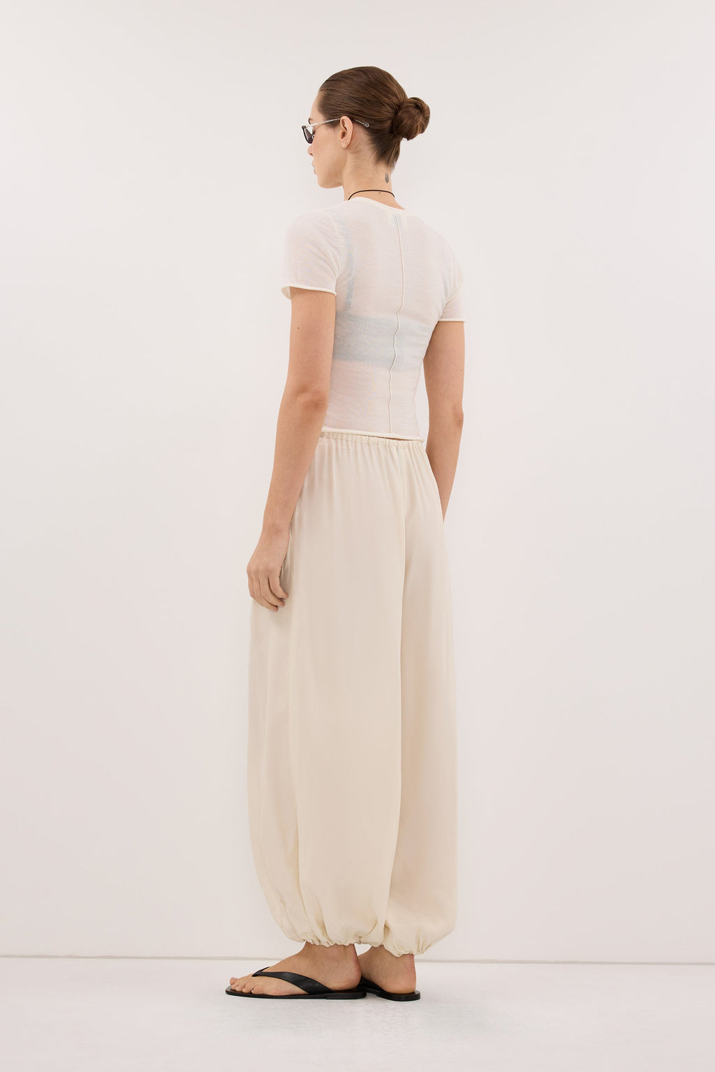 FRANCIS SANDSTONE CUPRO BALLOON PANT