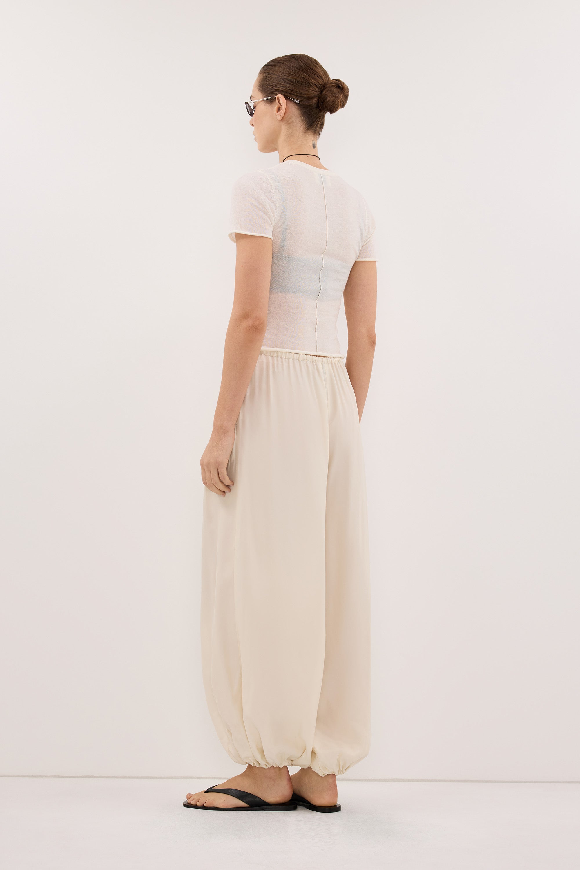 FRANCIS SANDSTONE CUPRO BALLOON PANT