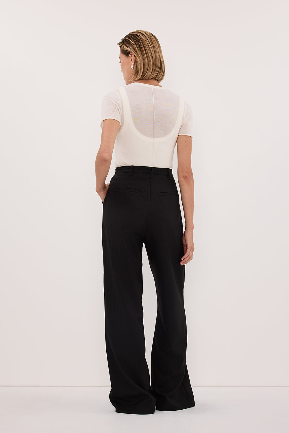 CYRUS BLACK TAILORED PANT