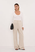CYRUS NATURAL TAILORED PANT
