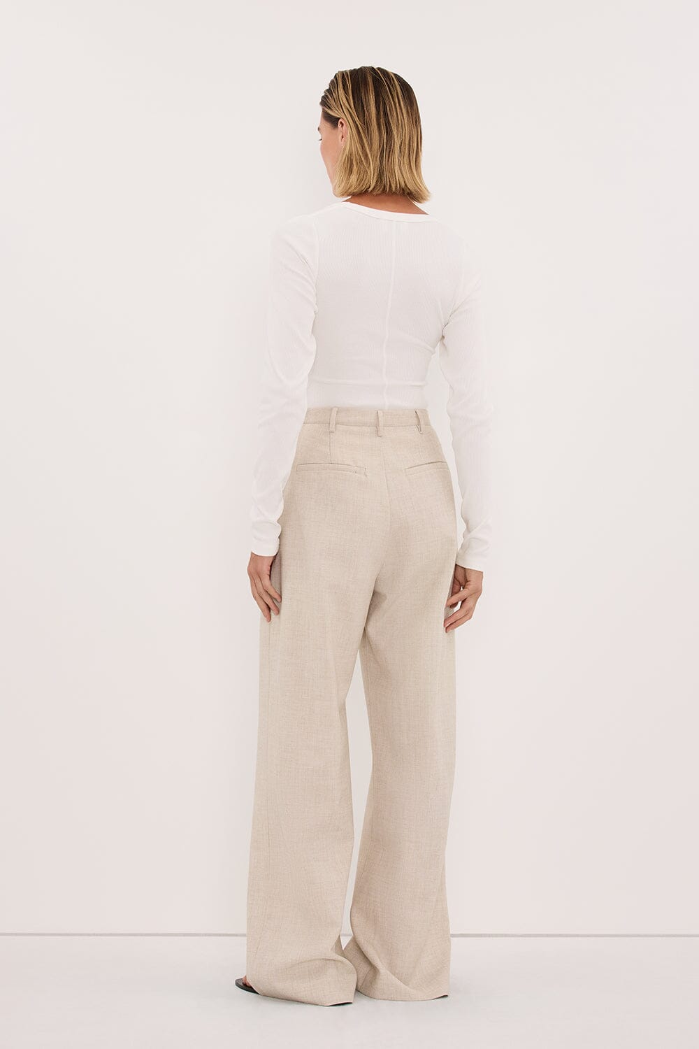 CYRUS NATURAL TAILORED PANT