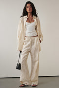 CORDELIA SANDSTONE RAMIE PANT