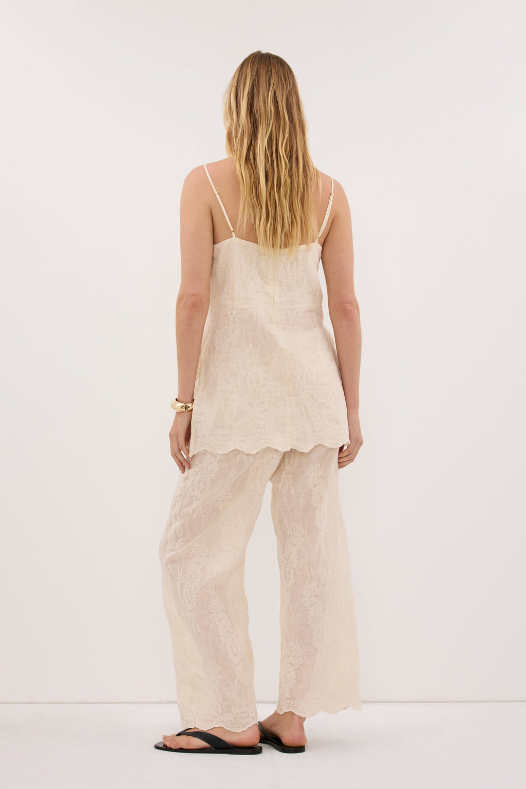 CORDELIA SANDSTONE RAMIE PANT
