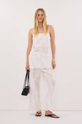 CORDELIA WHITE RAMIE PANT