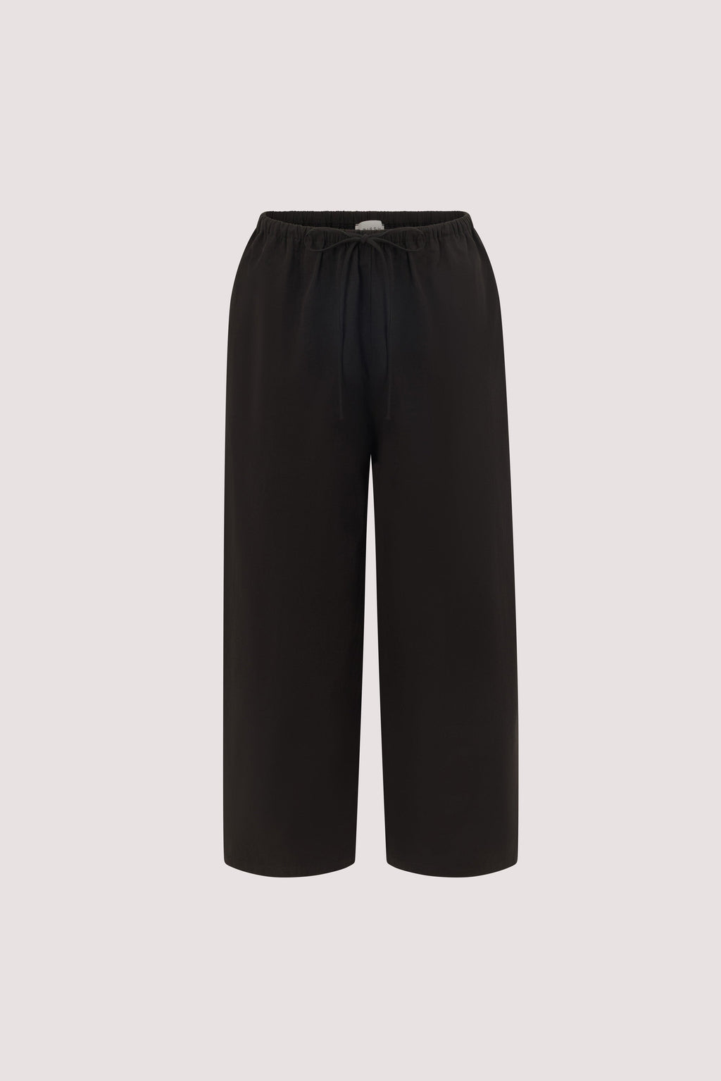ZAHARA BLACK POPLIN PANT