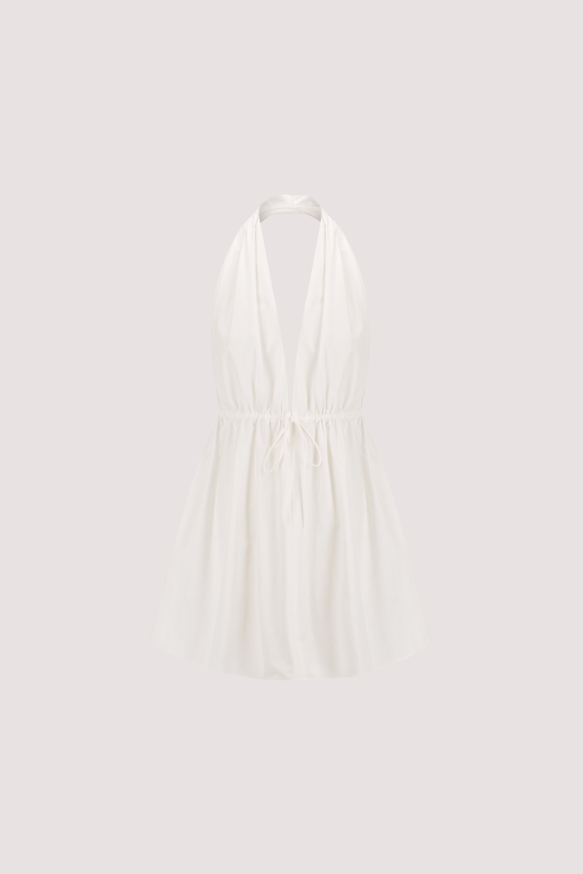 TAMMY WHITE COTTON MINI DRESS