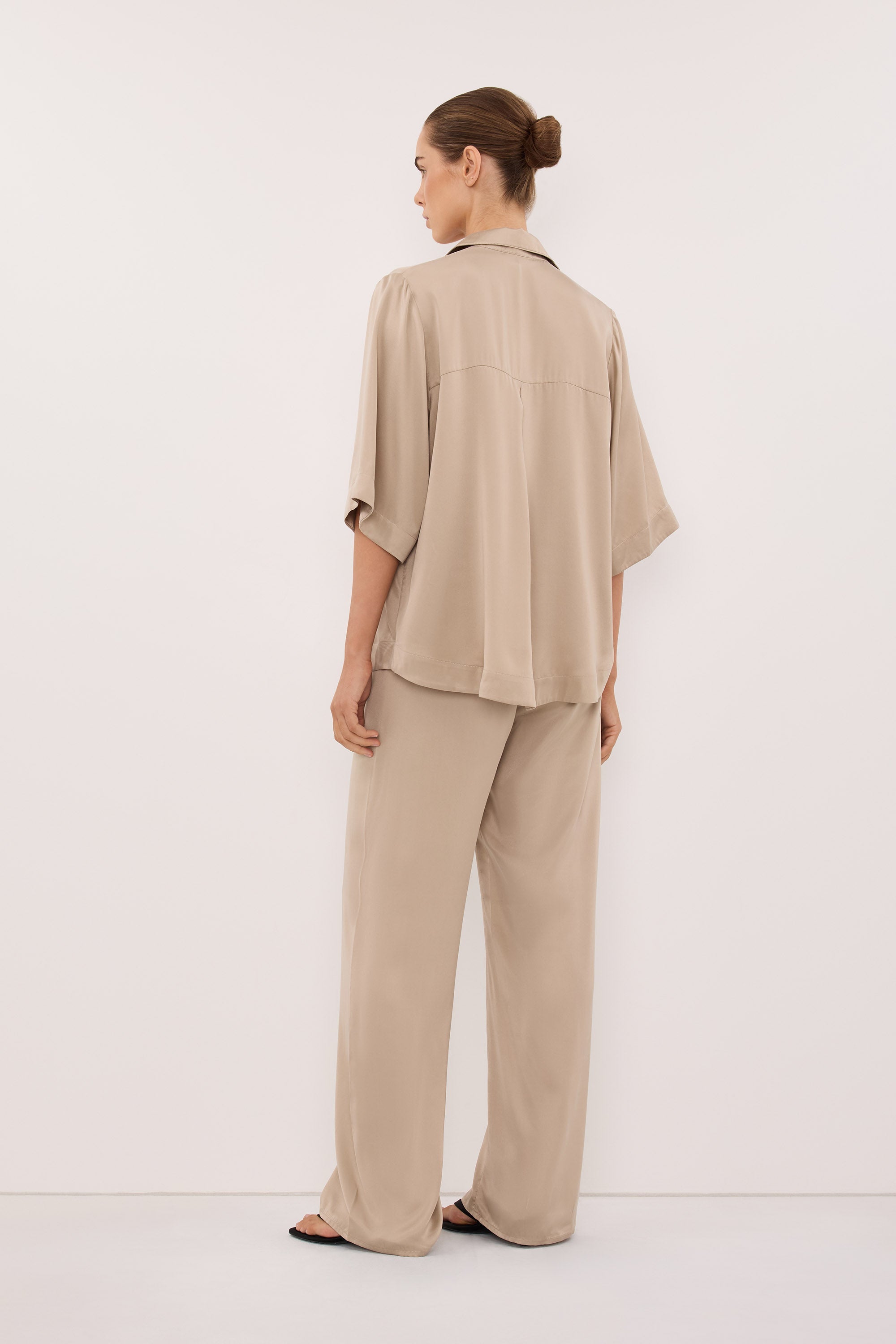 PERCY GOLD SILK SHIRT