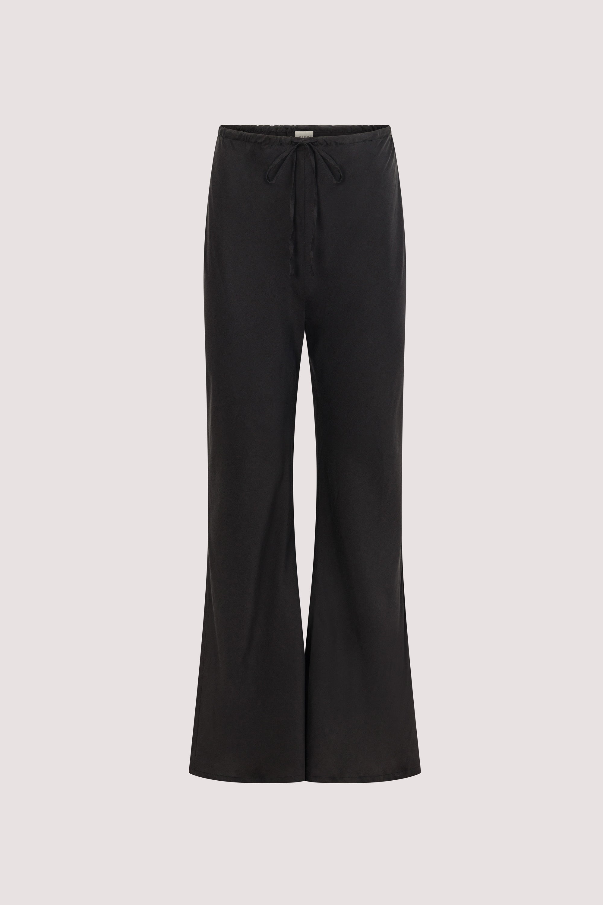 MELANI BLACK SILK BIAS PANT