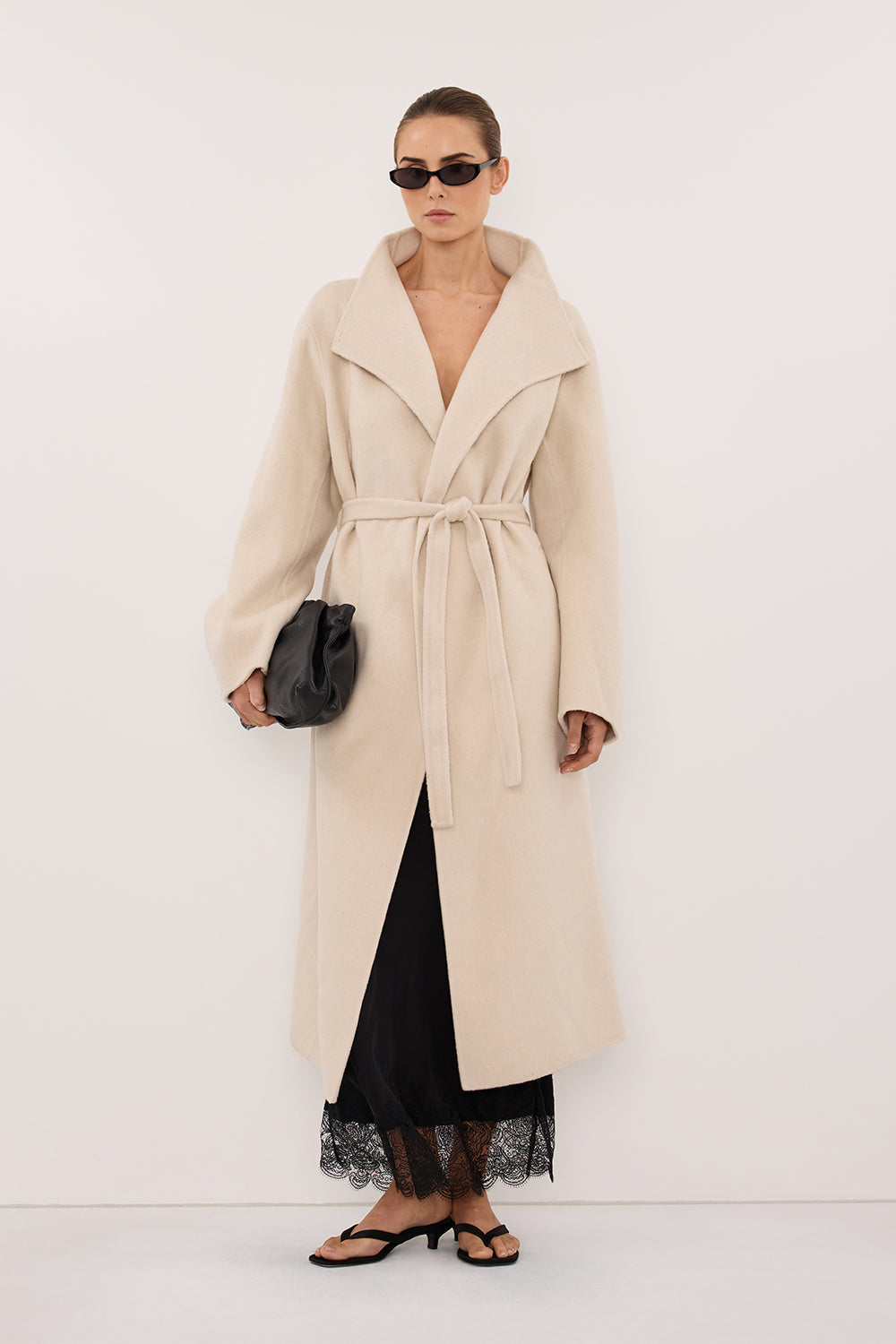 WREN BONE WOOL BLEND COAT