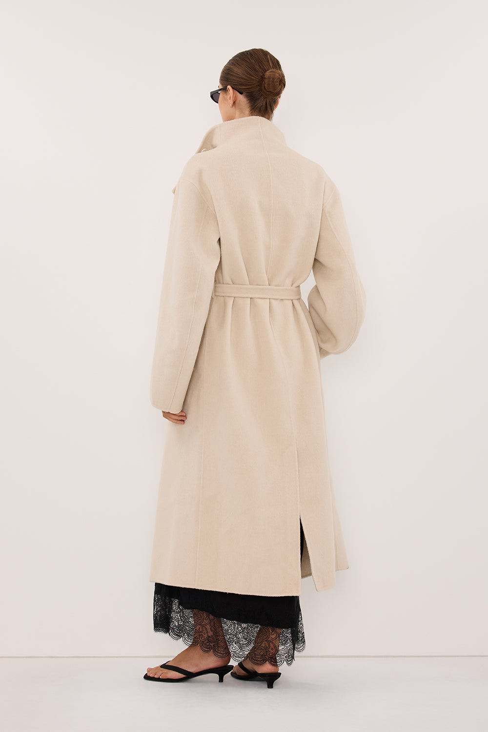 WREN BONE WOOL BLEND COAT
