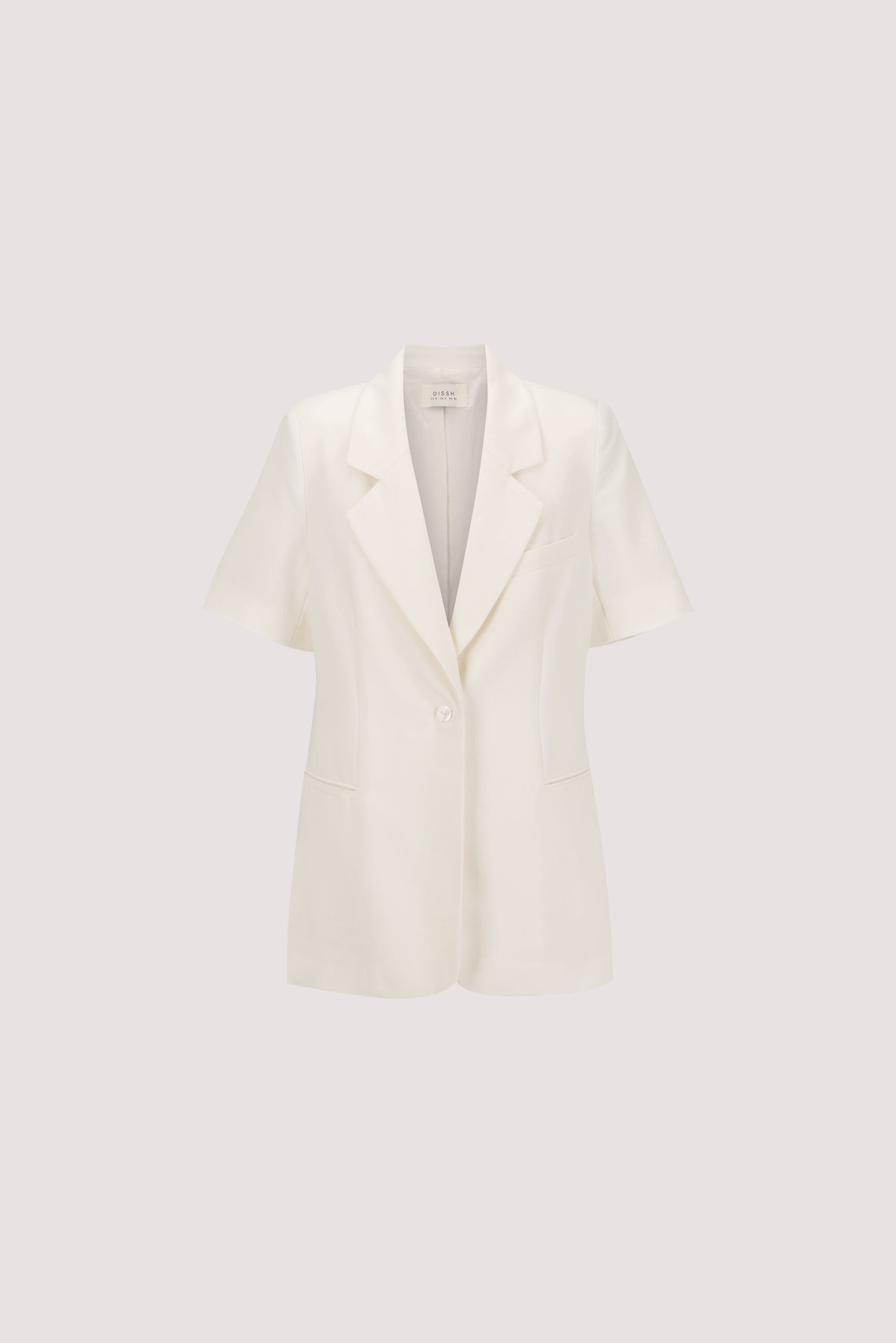 JORDY CREAM SHORT SLEEVE BLAZER