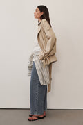 NINA STONE LIGHTWEIGHT MINI TRENCH