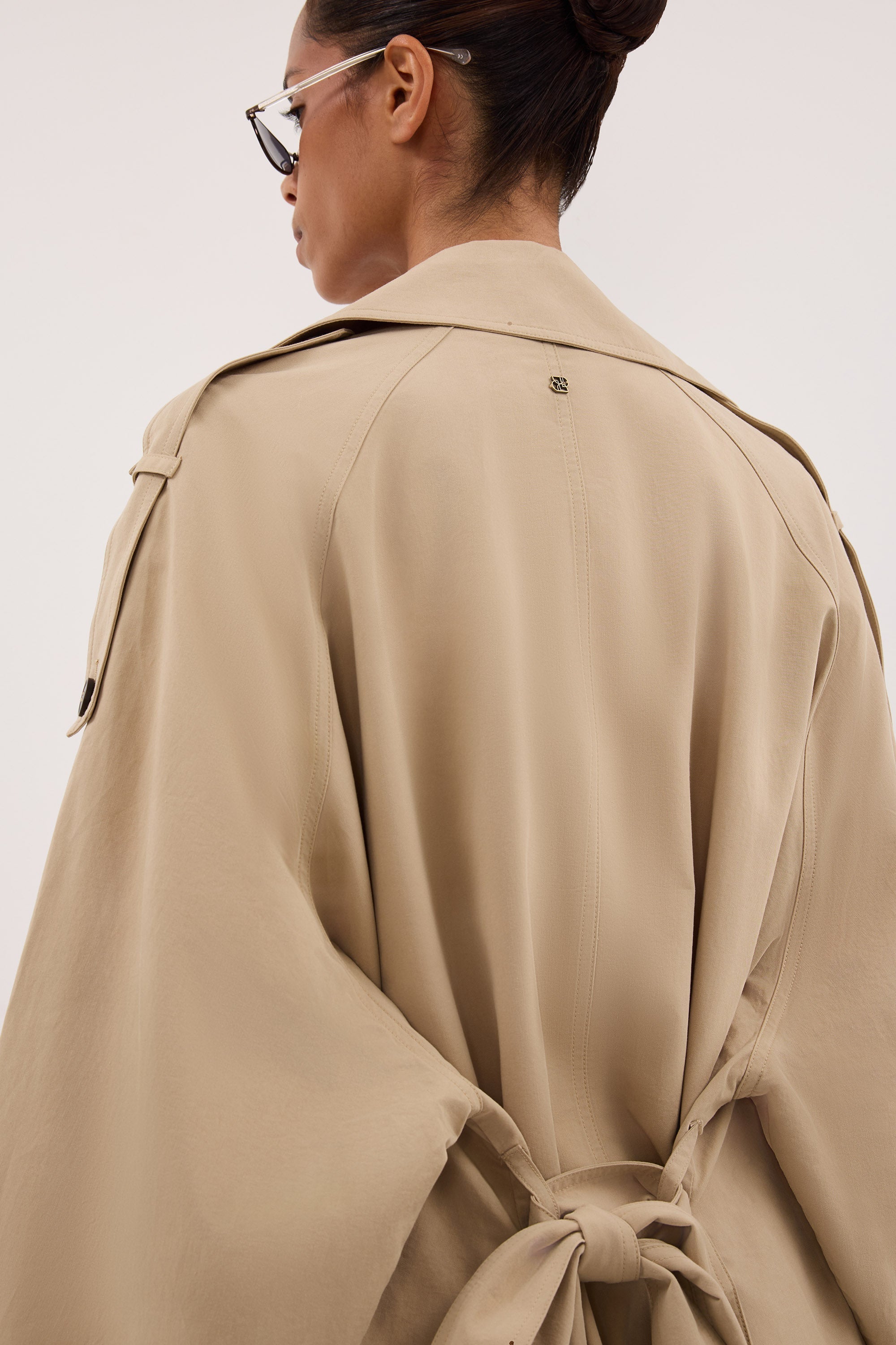 NINA STONE LIGHTWEIGHT MINI TRENCH