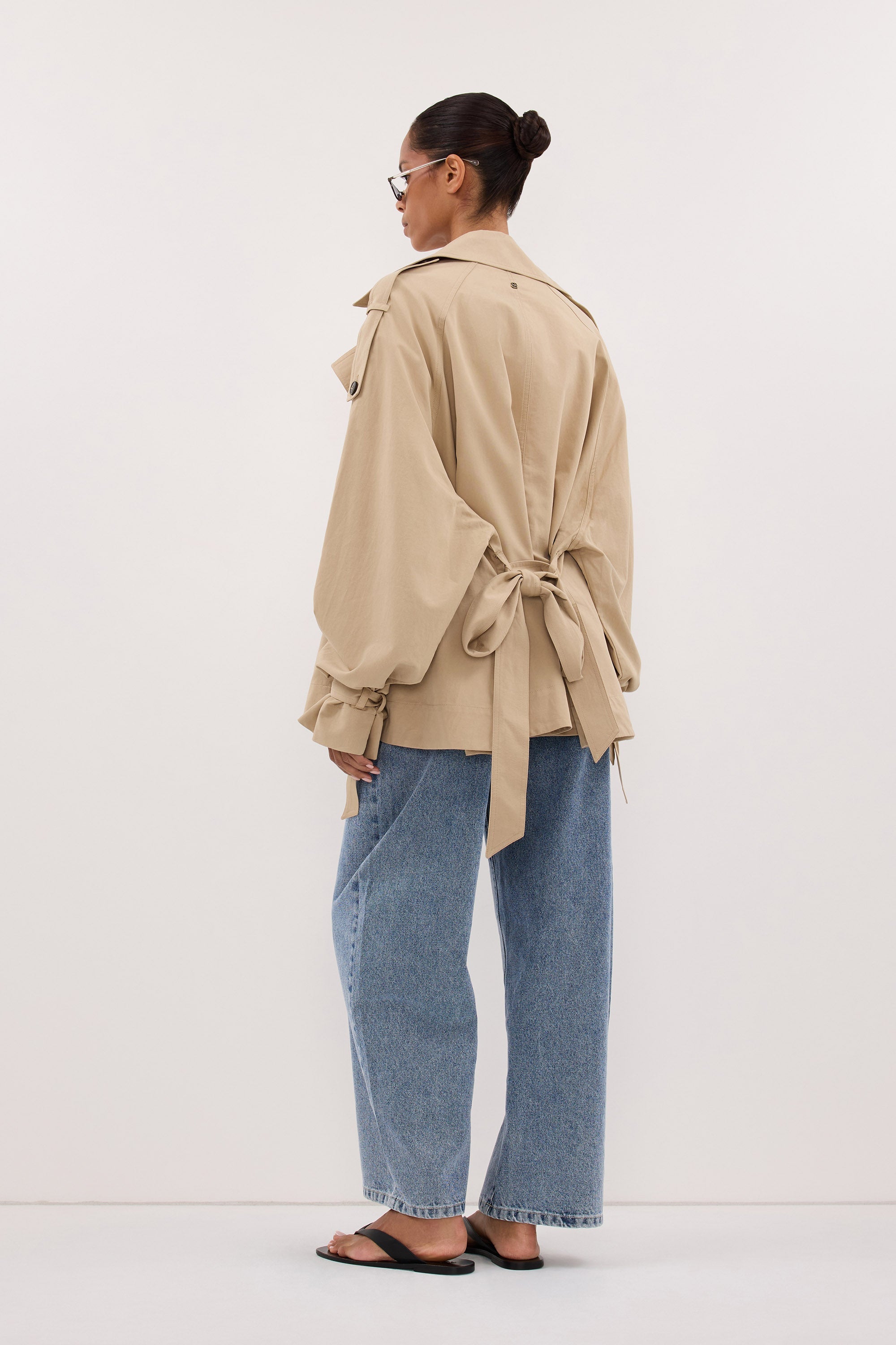 NINA STONE LIGHTWEIGHT MINI TRENCH